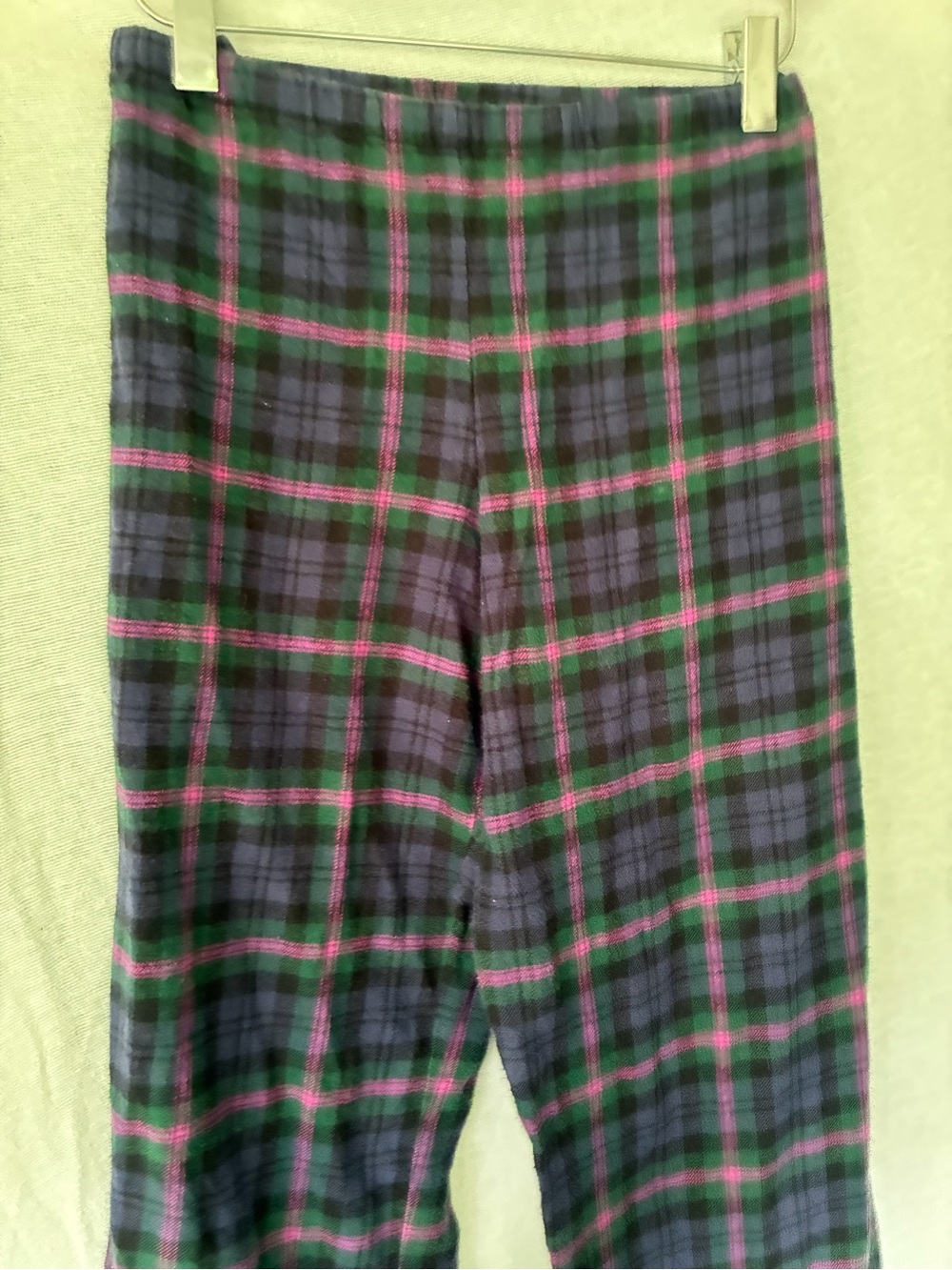Ralph Lauren Womans Plaid Cotton Flannel Long Sleeve PJs size S Gold Monogram RL - Picture 3 of 13
